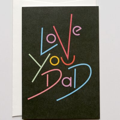 Greeting card Dad, with envelope