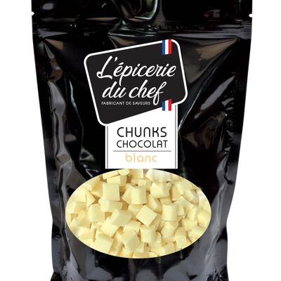 Chunks 3 chocolats, noir, blanc, lait par 1 kg - Délices Agro