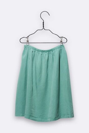 jupe linda en tencel vert émeraude pour enfant 2