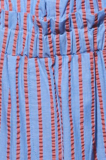 pantalon mathilda à rayures bleu orange pour enfant 7