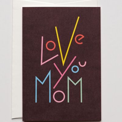 Greeting card Mom, with envelope