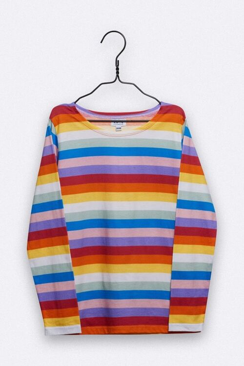 tommy longsleeve in bunt gestreift