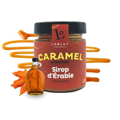 Crema spalmabile al caramello allo sciroppo d'acero