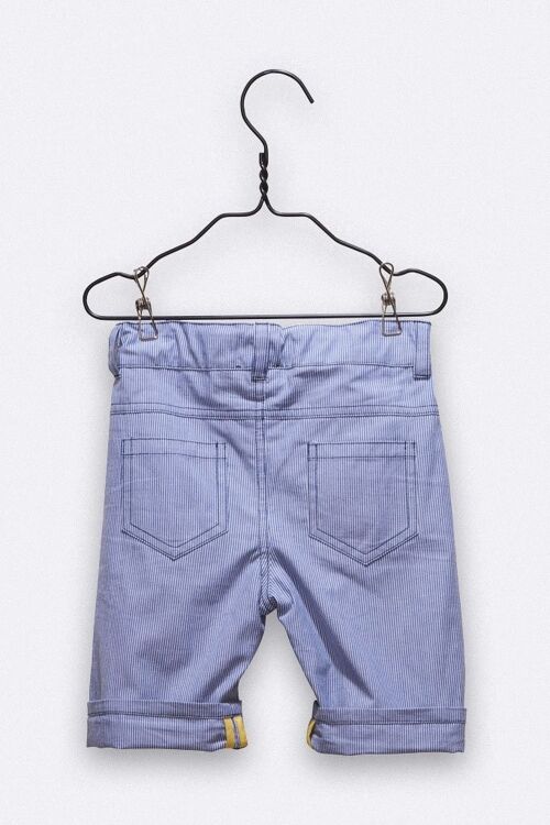 william shorts in blau weiss gestreift