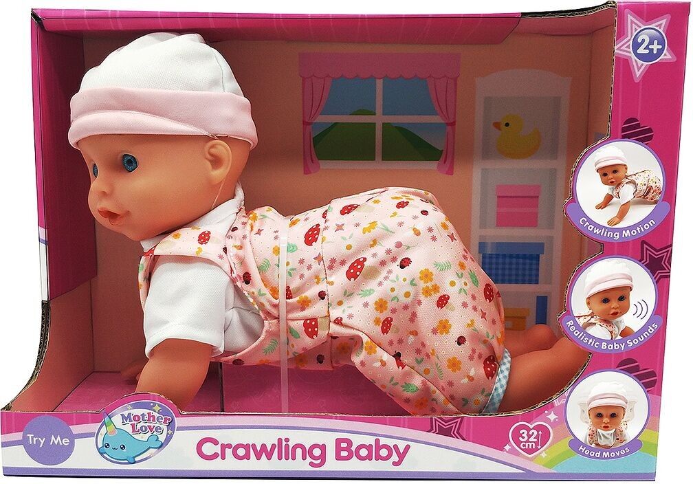 30CM Babypuppe Paul macht alle 4 Beine