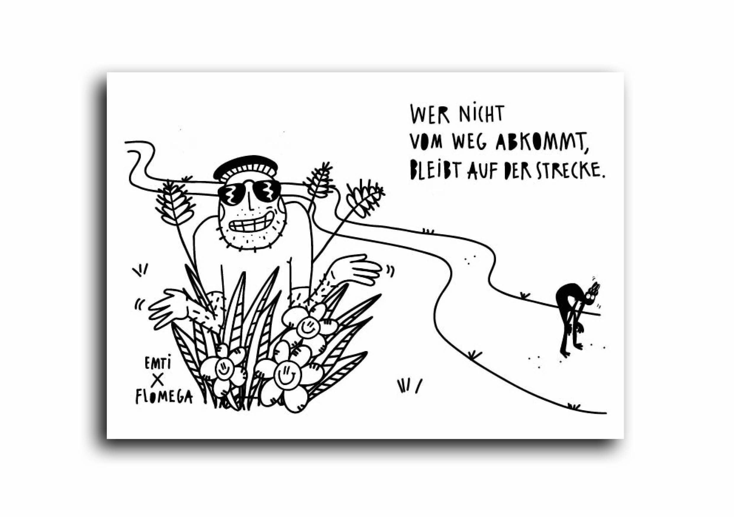 Deviate from the way