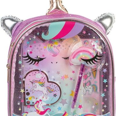 Sac Papeterie 24CM Licorne