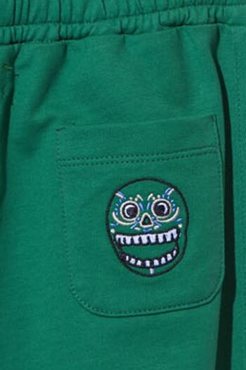 pantalon luca vert à rayures vertes 2