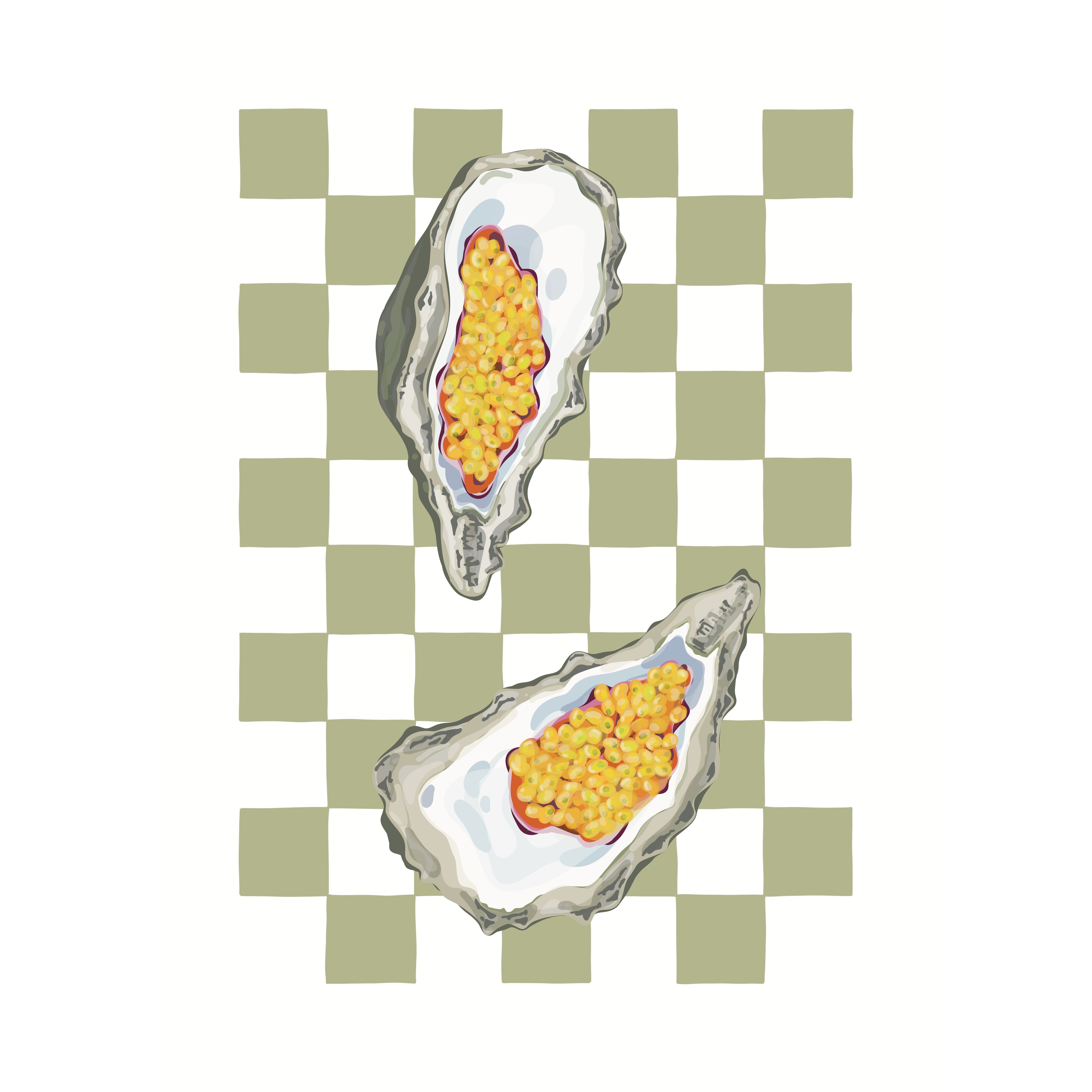 Poster con illustrazione artistica "Passion Shell"