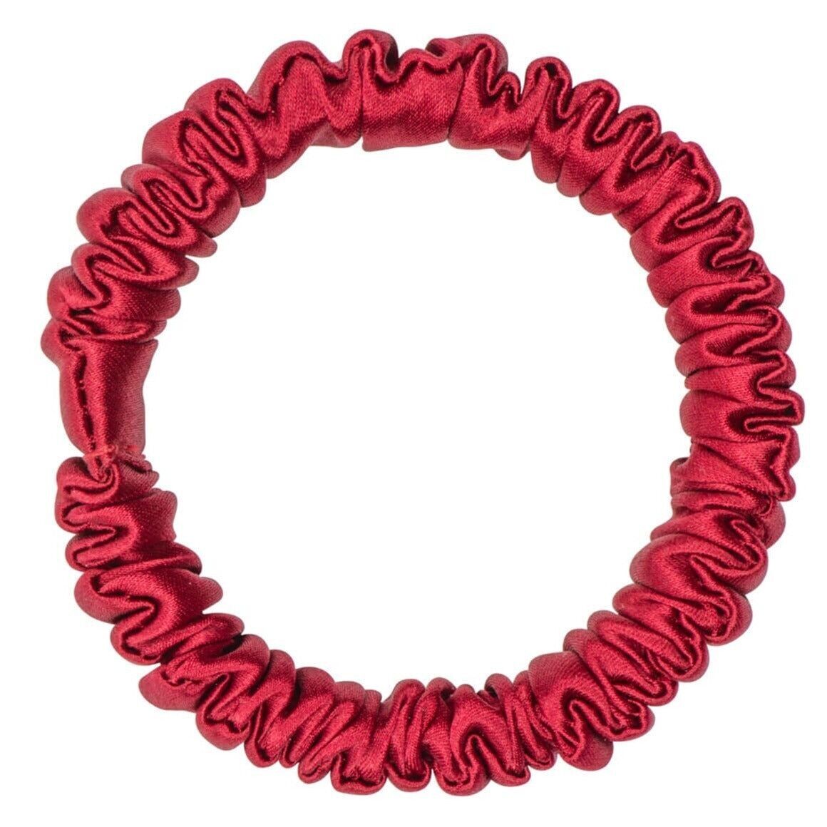 Rotes Seiden-Haargummi - Skinny