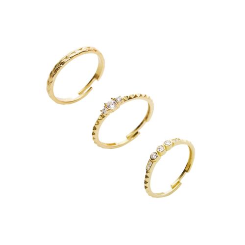 Sterling Silver Multi Gem Ring Stacking Set 2