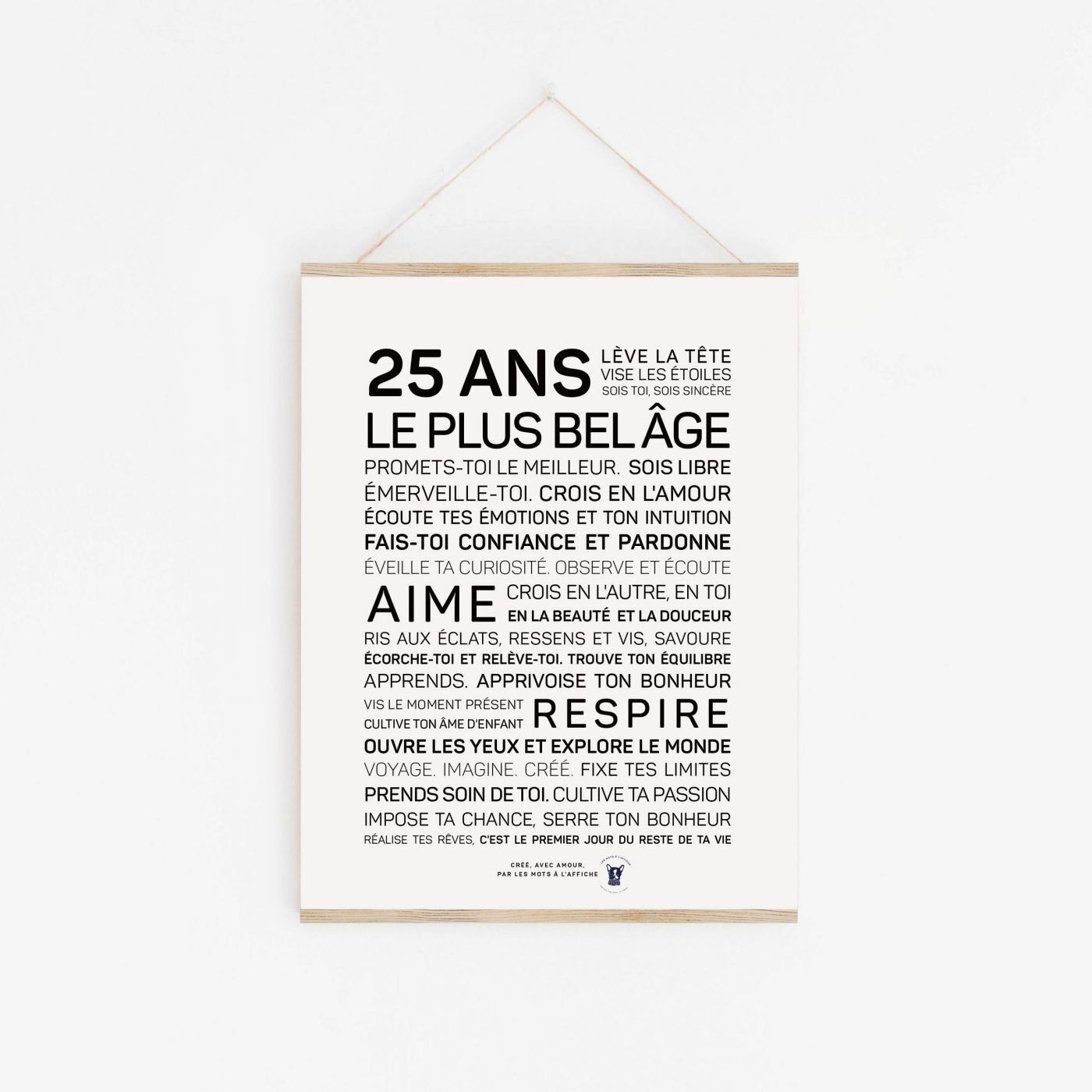 25 Jahre Poster (A2, A3, A4, A5, A6)