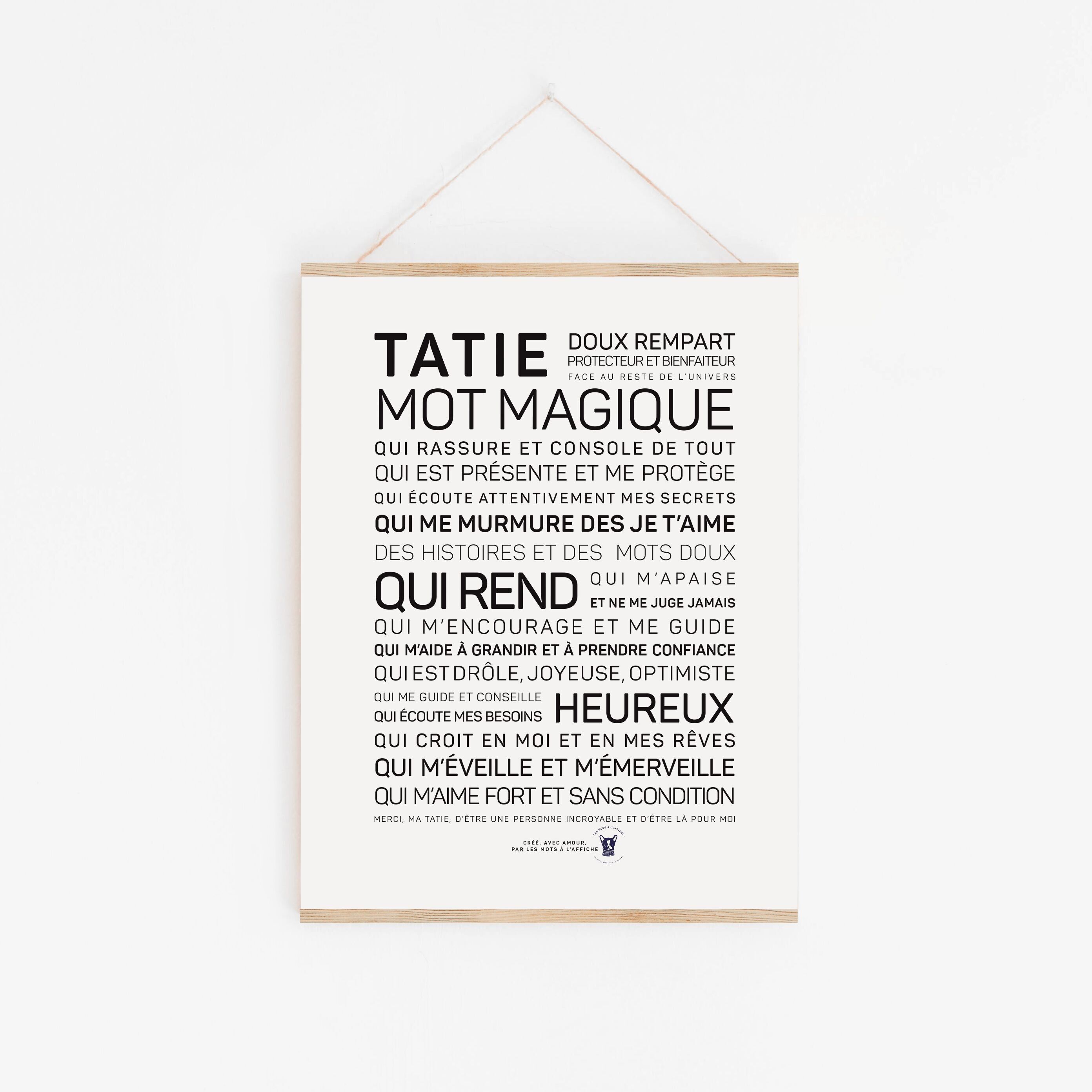 Tante Poster (A2, A3, A4, A5, A6)