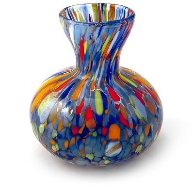 Pequeño jarrón de cristal "Los Colores de Murano". CLÁSICO