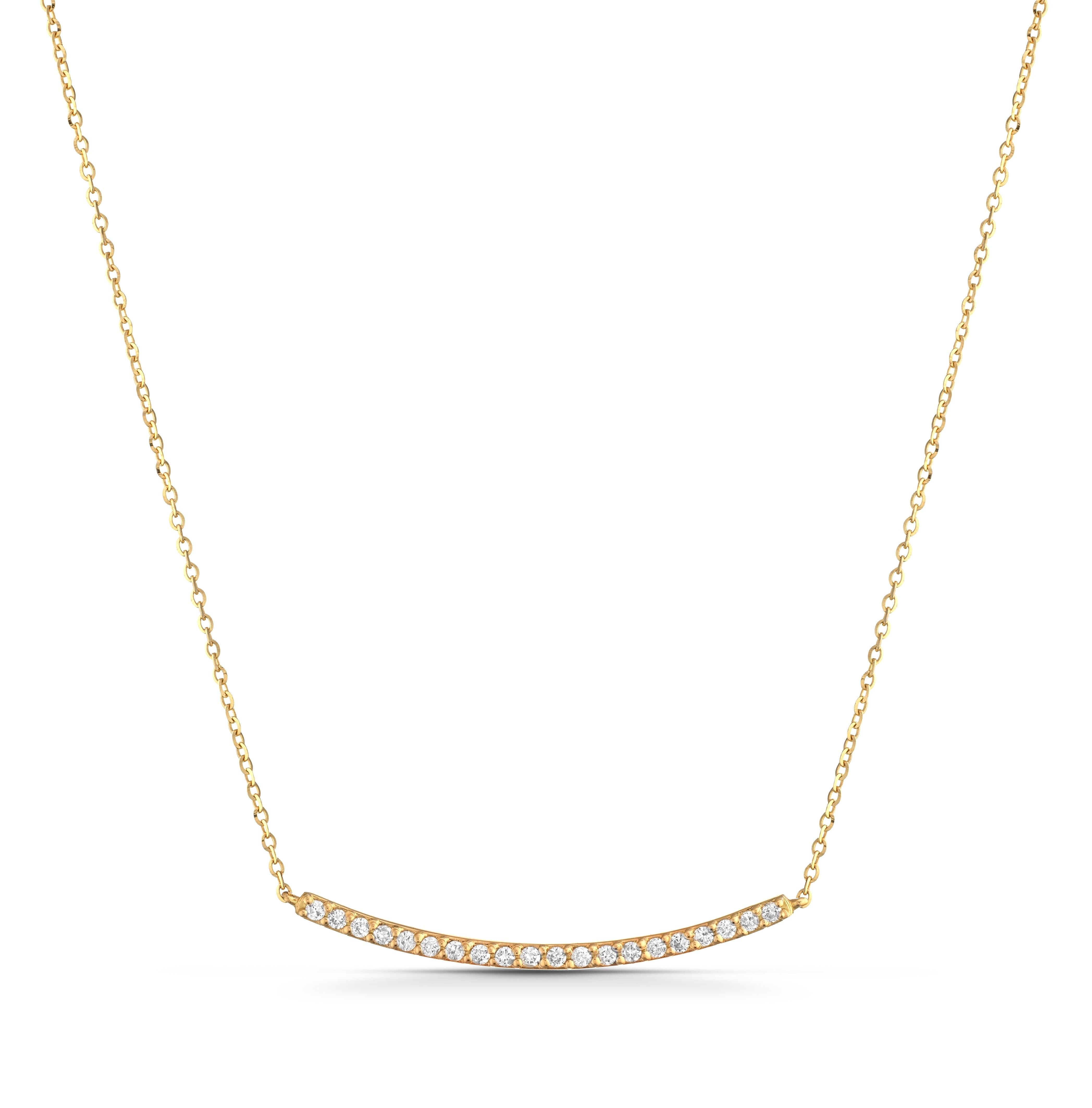 Collana Barretta Di Diamanti