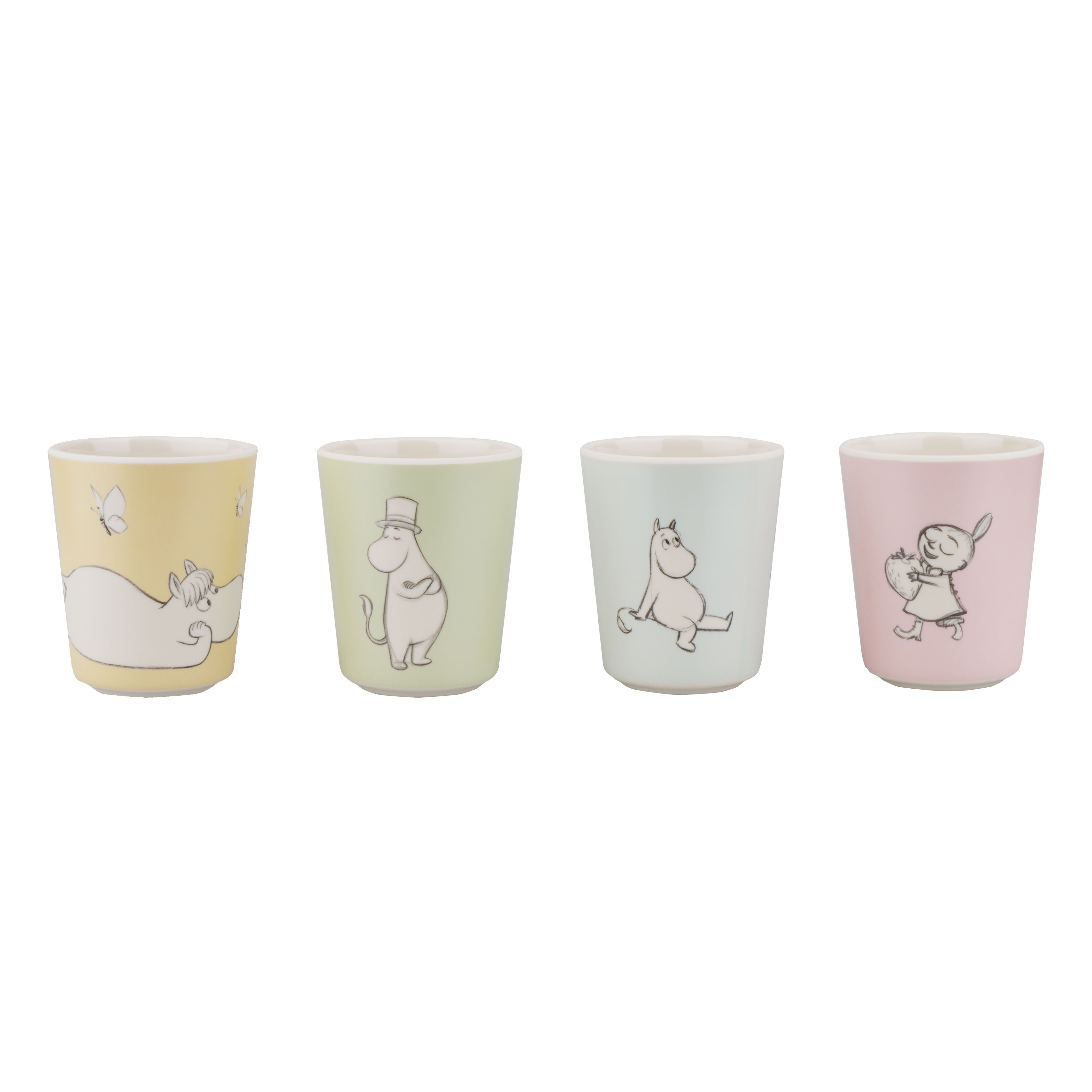Set di 4 bicchieri Moomin