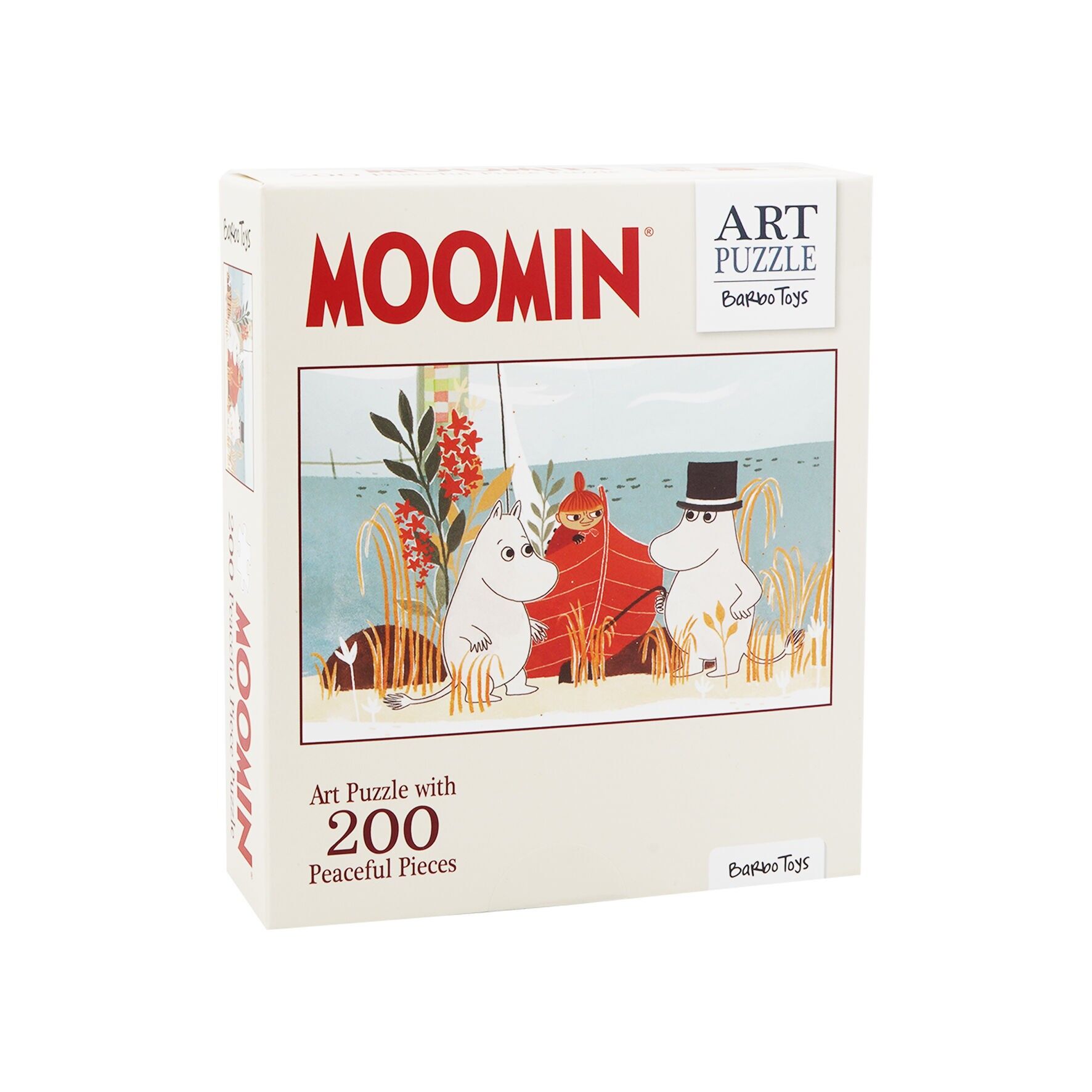 Puzzle d'arte Moomin - 200 pezzi - Rosso