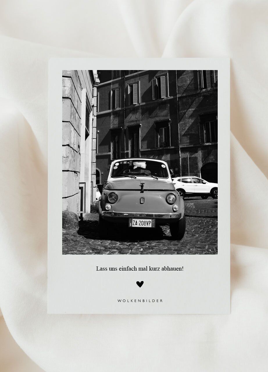 NO. 112 Cartolina "PARTIAMO VIA"