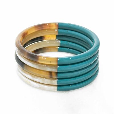 Bracciale colorato in vero corno - Colore 2213C