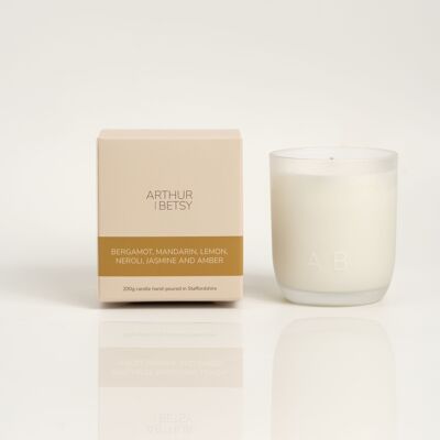 200g candle - bergamot, mandarin, lemon, neroli, jasmine