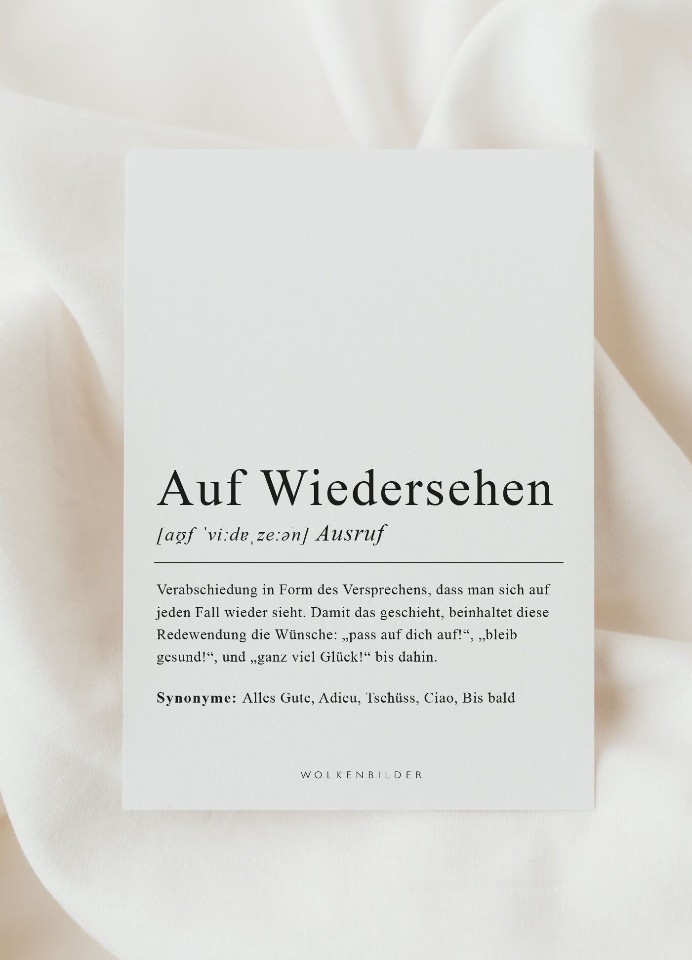 NO. 176 cartolina "Arrivederci"