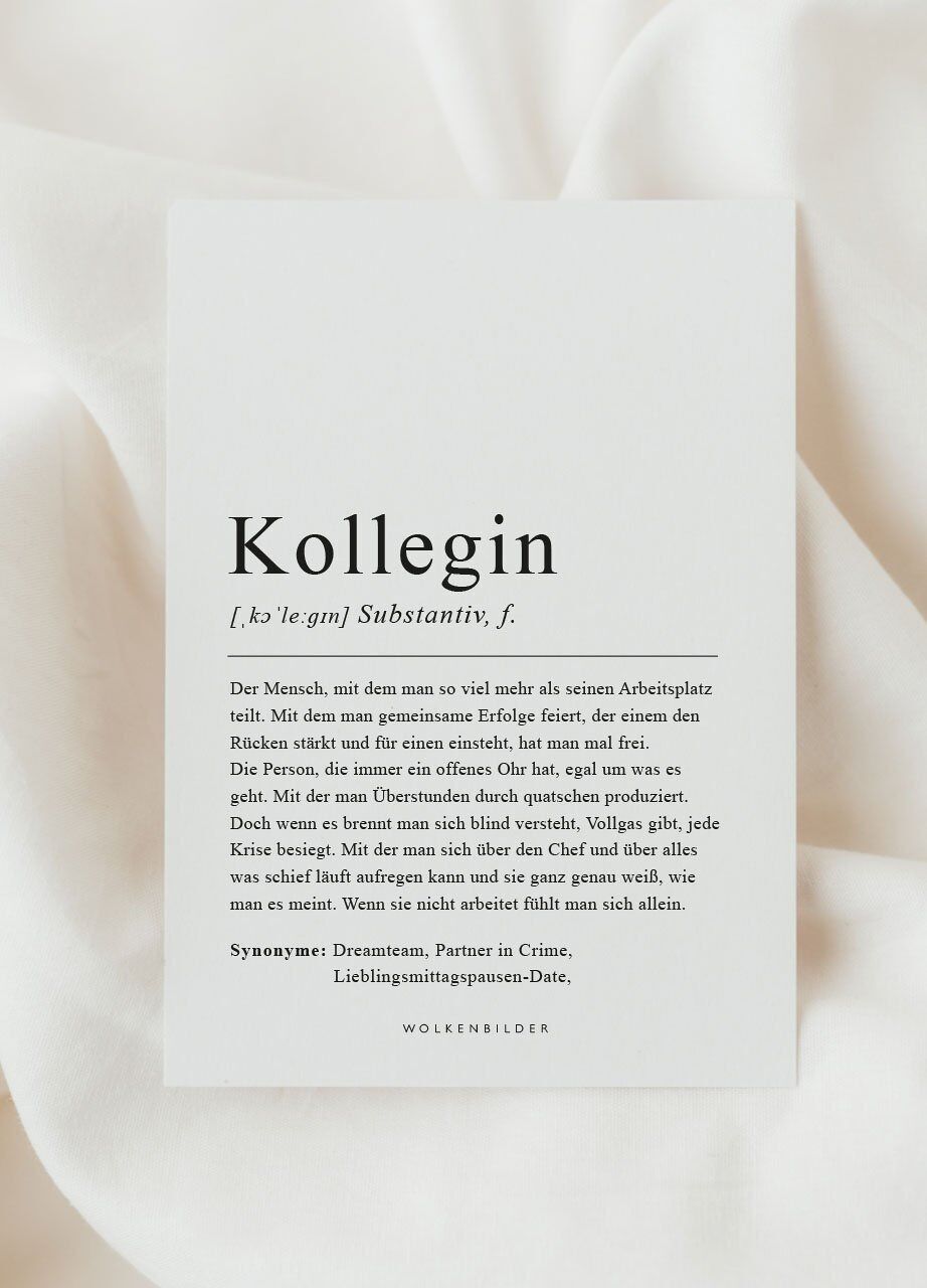 Non. 177 carte postale "DÉFINITION COLLEGATE"