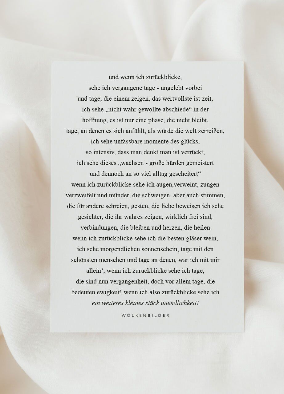 NO. Cartolina 180 "UN ALTRO PICCOLO PEZZO DI INFINITO"