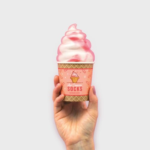 Tie-Dye Raspberry Ripple Ice Cream Socks