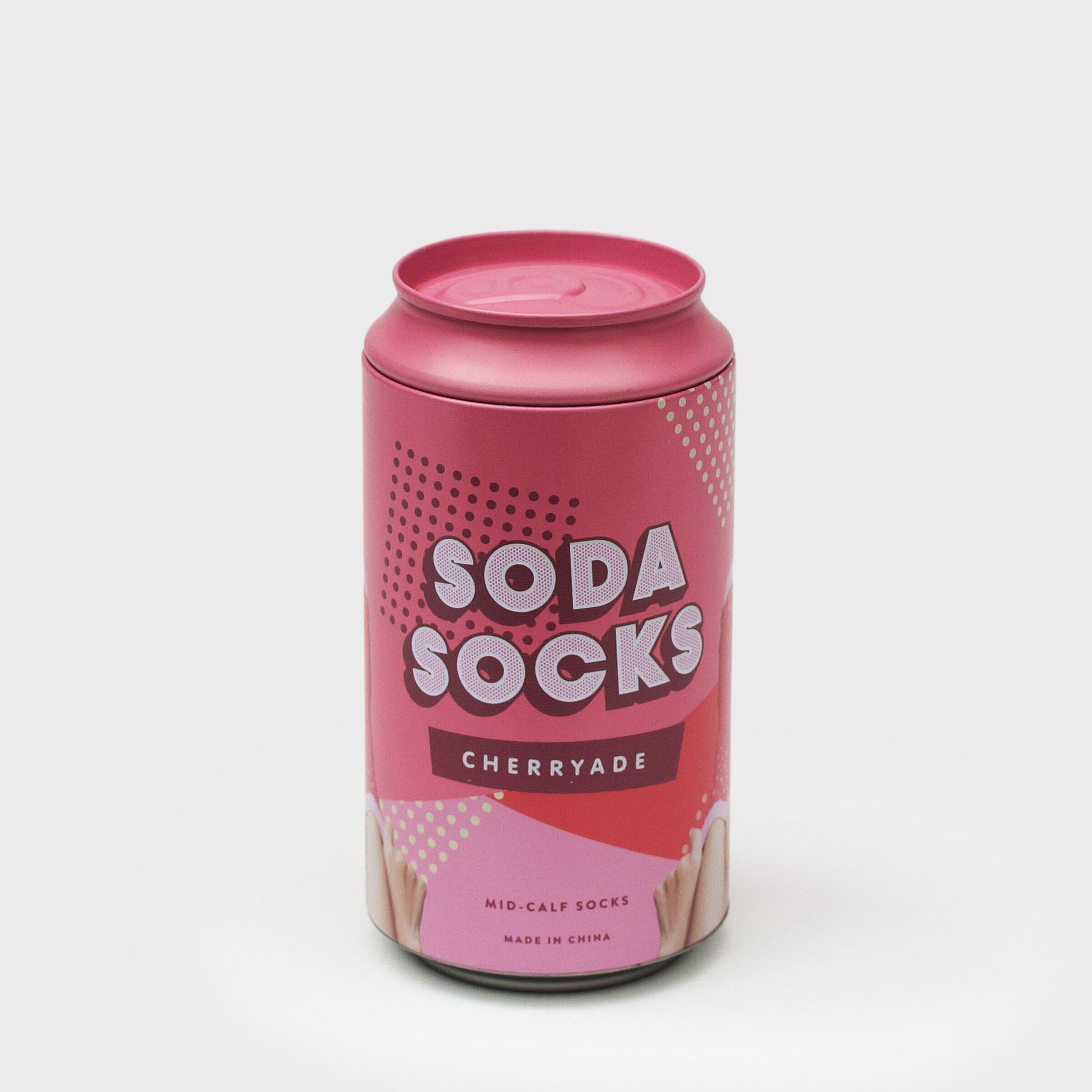 Rosa Cherryade Soda Socken