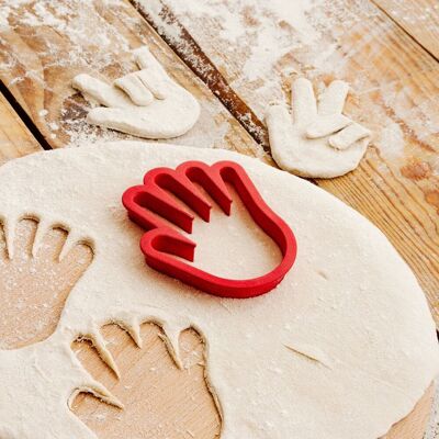 Cortador de galletas en forma de mano - Cortador de galletas a mano