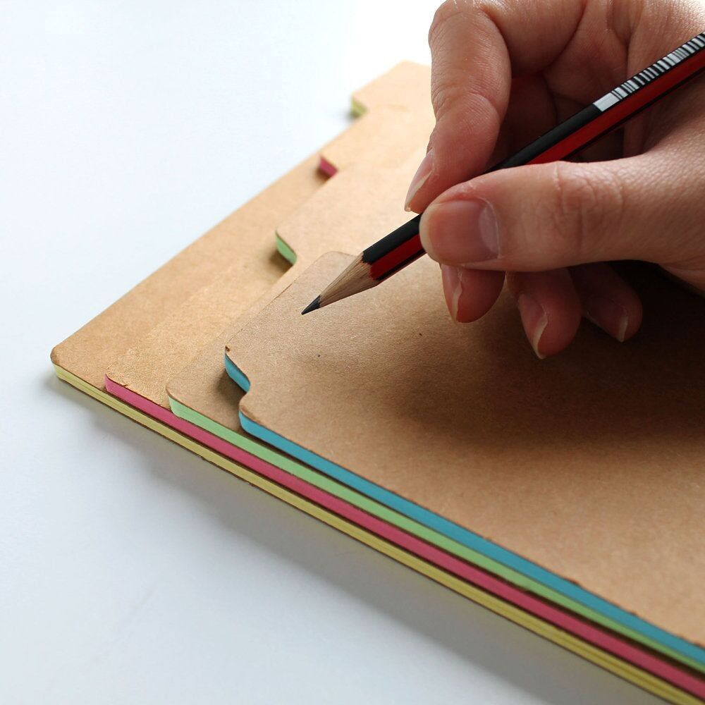 A6 (Set Of 4) Tab Notebooks