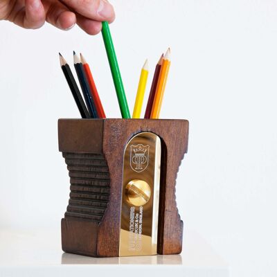 Temperamatite Pen Pot Desk Tidy Scuro