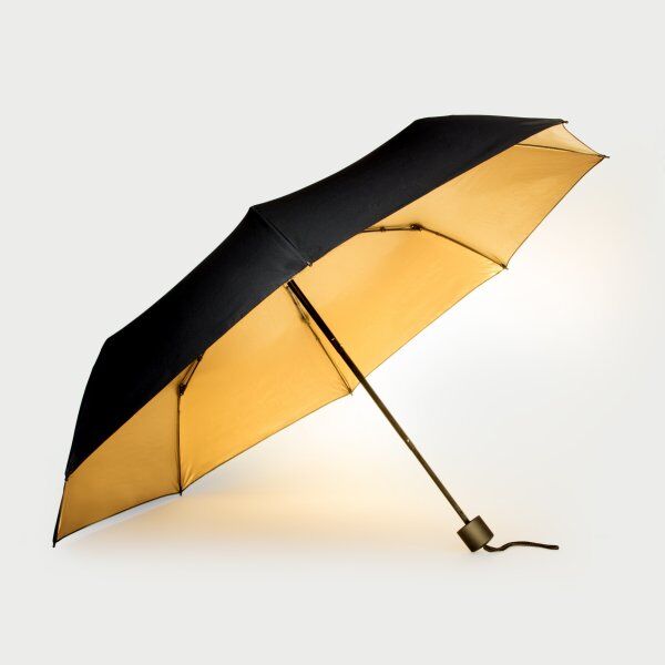 SCHWARZ & GOLD REGENSCHIRM