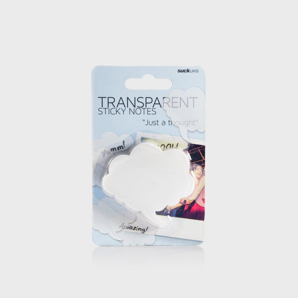 Blase transparente Haftnotizen