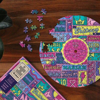 Jigsaw Puzzles of Classic Vinyl - Broken Records Pop Stars