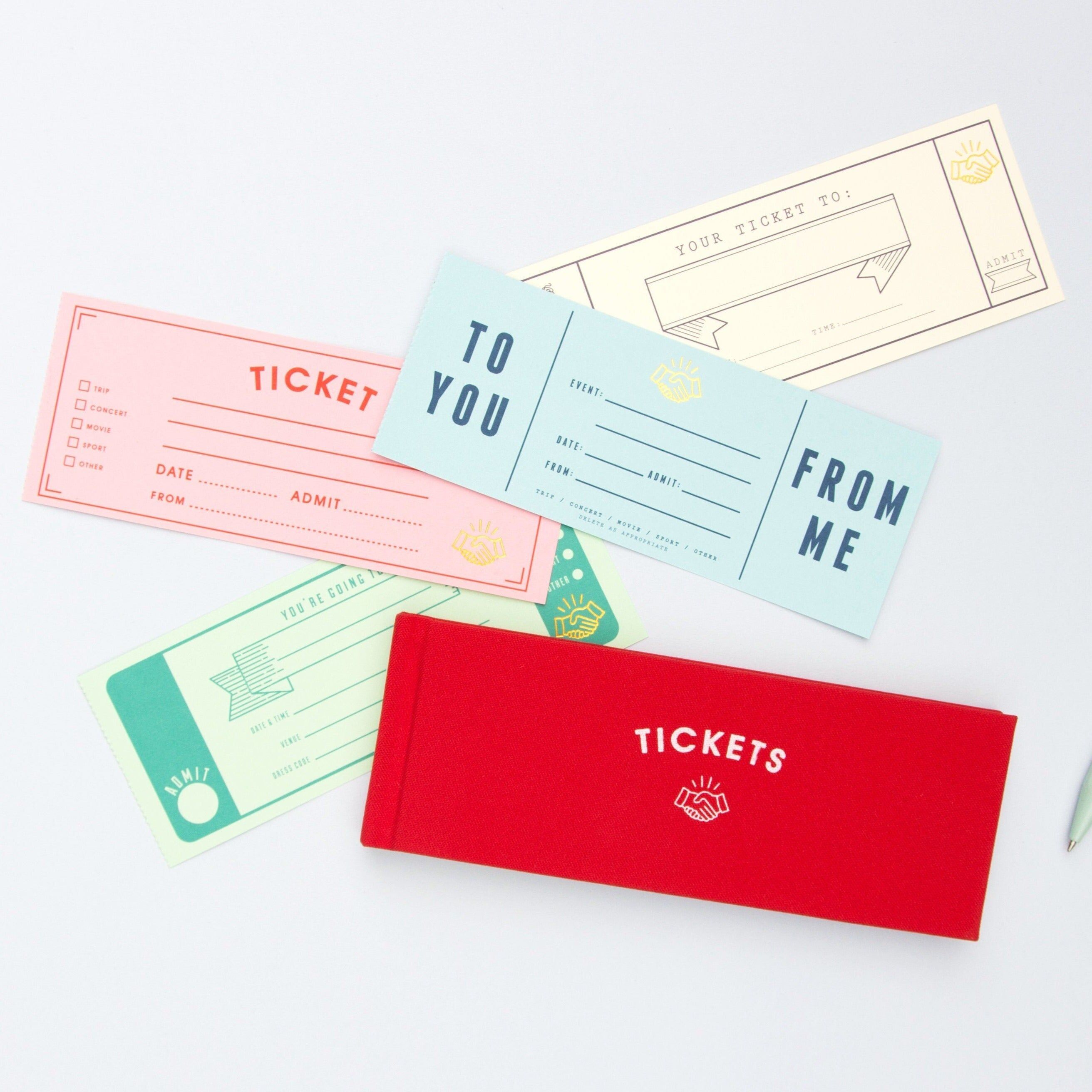 DIY Coupon Book - Blank Ticket Book