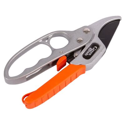 Rosso 20.Cesoie a cricchetto in alluminio Deluxe da 5 cm - Di Green Blade
