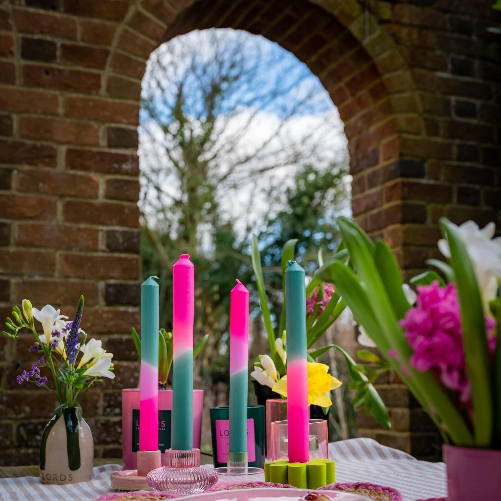 BIG SUR Confezione da 4 candele profumate immerse a mano