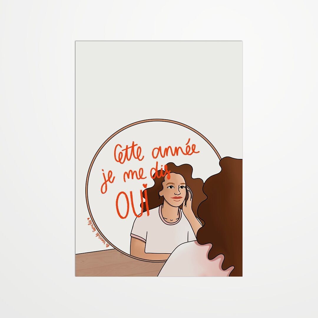 Postal - El Zorro Rizado - Me digo sí a mí mismo