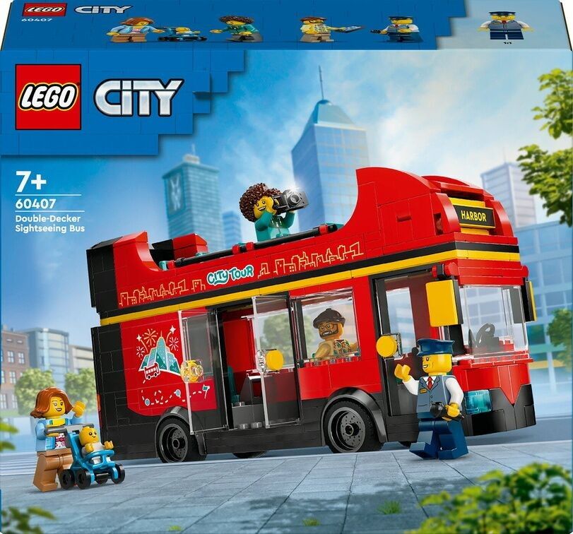 LEGO 60407 - Autobus rosso a due piani