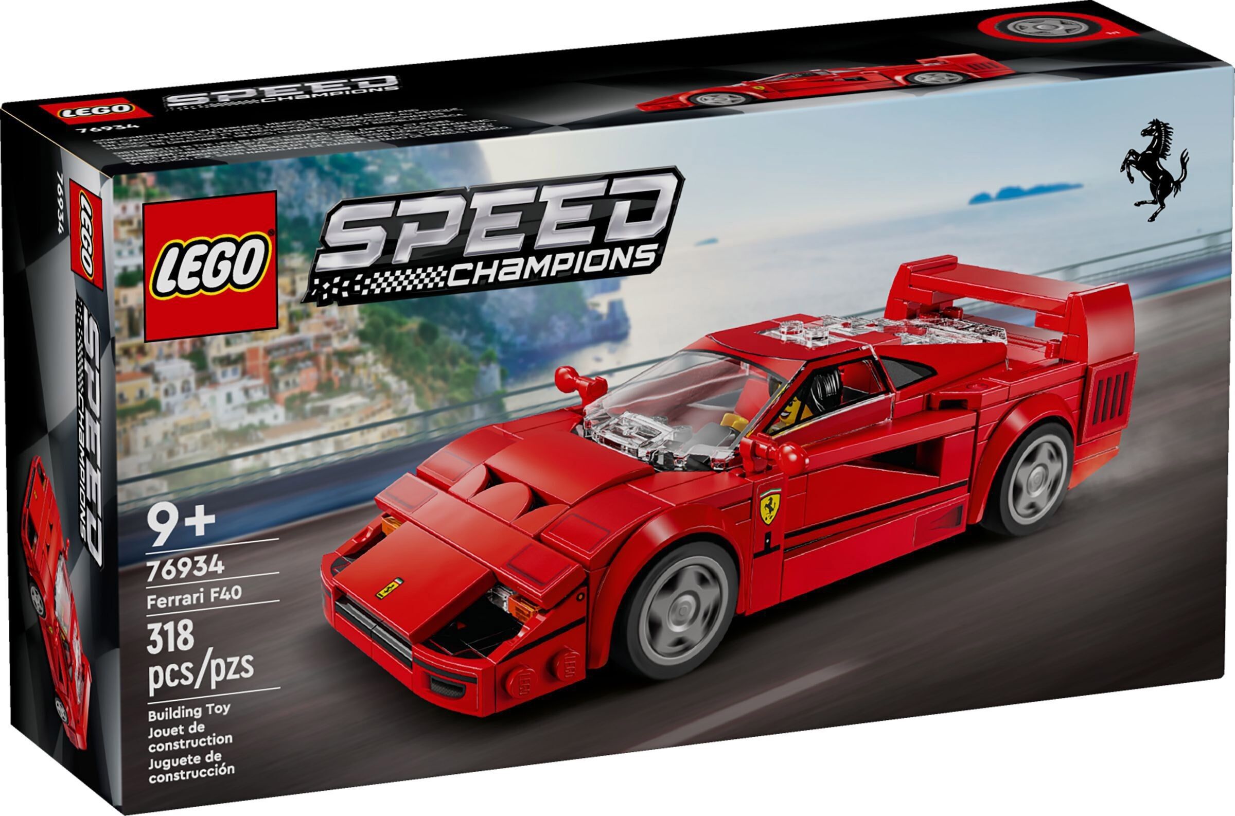 LEGO 76934 - Supercar Ferrari F40 Campione di Velocità