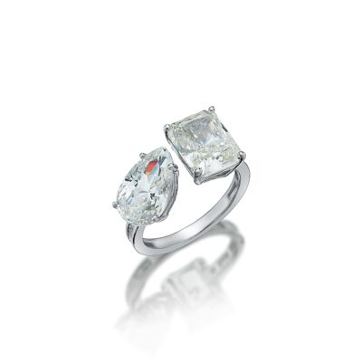 TU Y YO ANILLO MOISSANITE