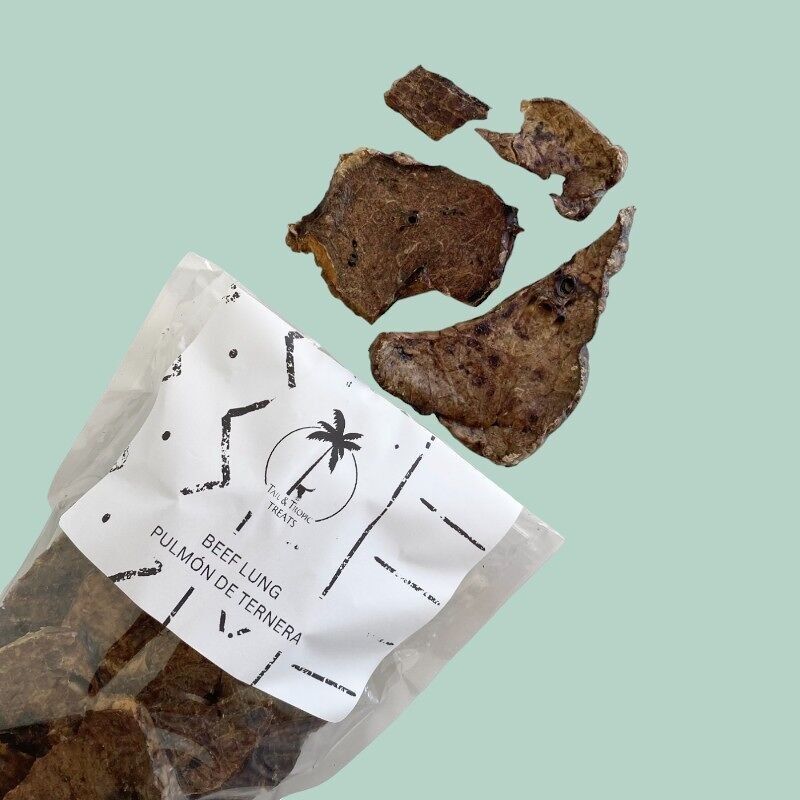 PULMÓN DE TERNERA - Snack deshidratado natural para perros