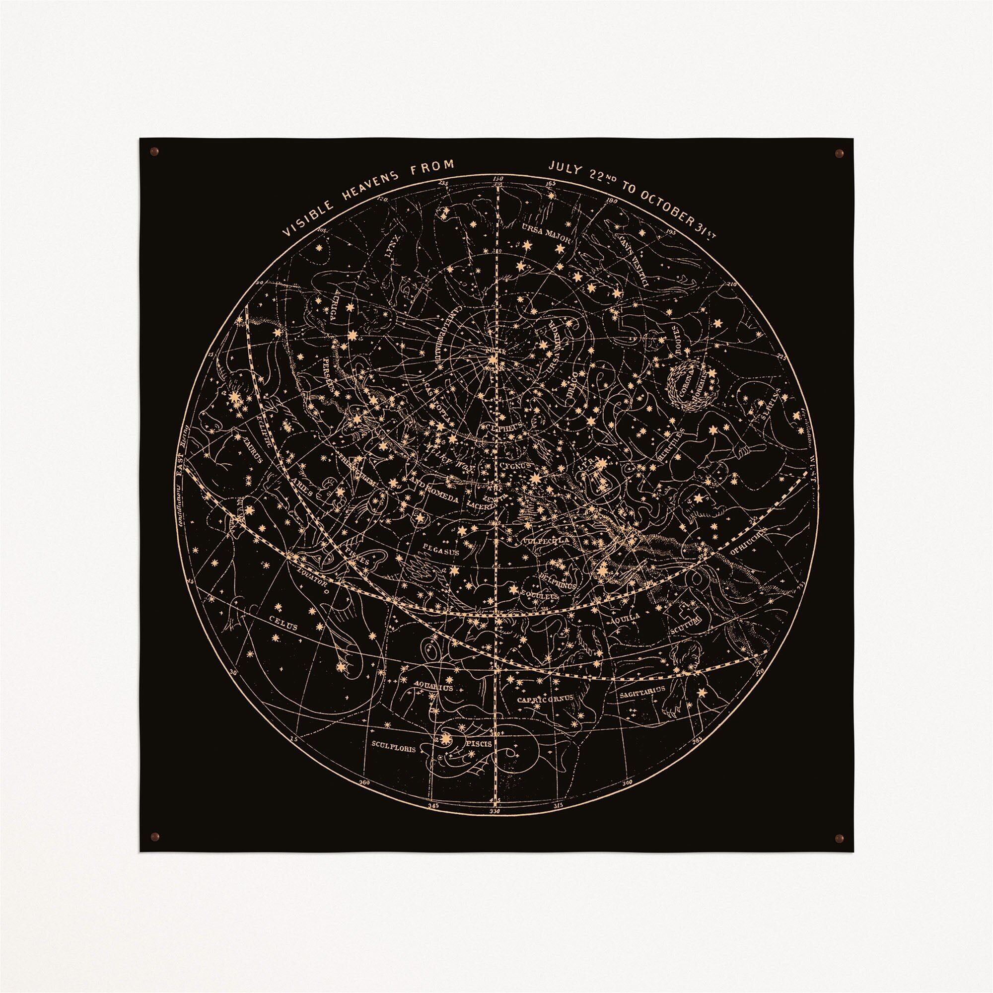 Leinwand: Sichtbare Himmel Von Juli bis Oktober