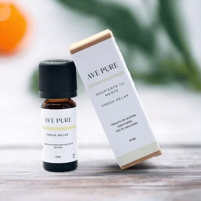 Risveglia la tua mente - Miscela di oli essenziali naturali al 100% - Fresh Relax - 10 ml