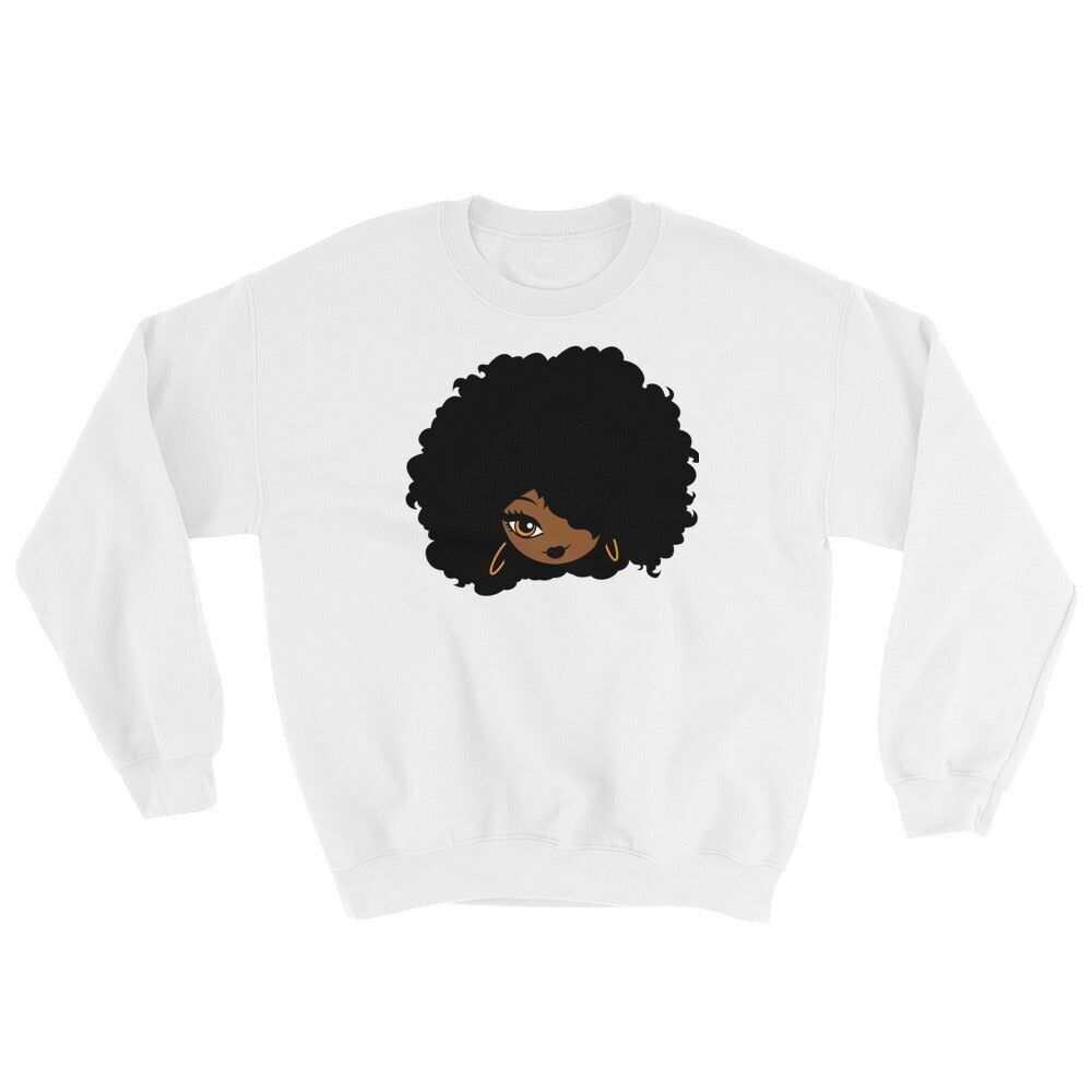 Pullover „Afro Girl Cartoon“.
