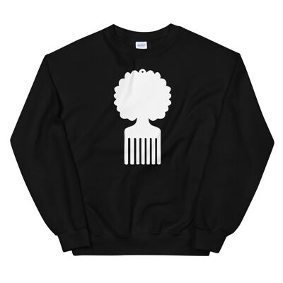 "Afro comb" sweater