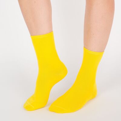Short socks - Lemon Yellow