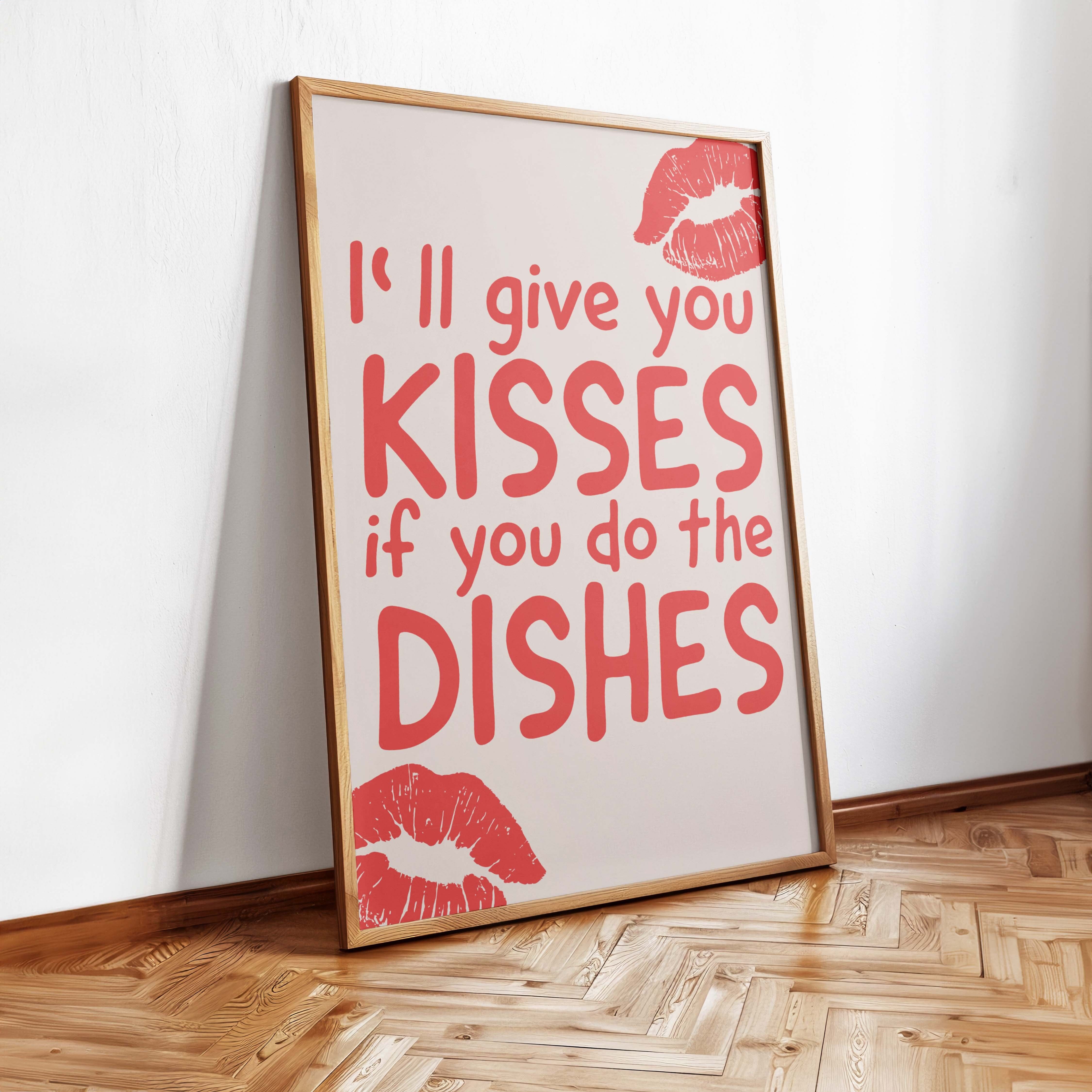 I'll give you kisses - A2 Poster