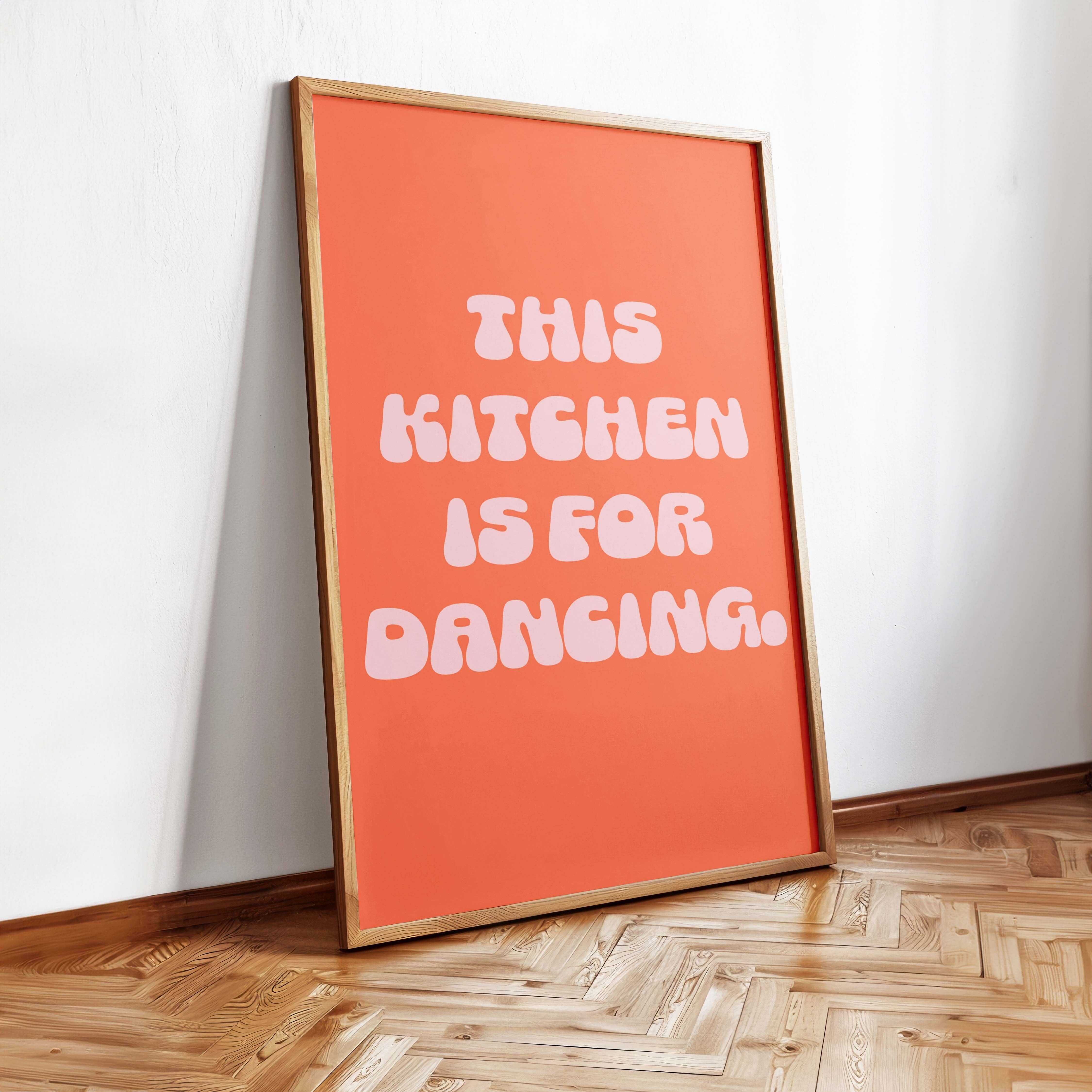 Questa cucina è per ballare - poster A2